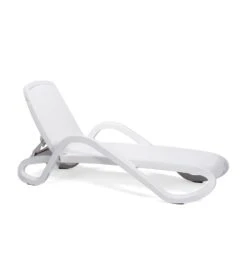 Bain De Soleil Alfa Nardi Garden Blanc Tissu Blanc N3 -Grosfillex Magasin bain de soleil alfa nardi garden blanc tissu blanc 2