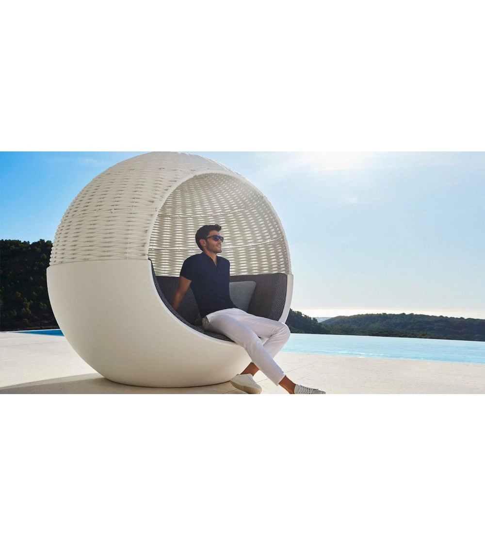 Bain De Soleil Rond Avec Pare-soleil En Cordes Tressées ULM Moon V4 2 Bain De Soleil Rond Avec Pare-soleil En Cordes Tressées ULM Moon V4 – Image 2