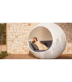 Bain De Soleil Rond Avec Pare-soleil ULM Moon V4 -Grosfillex Magasin bain de soleil rond avec pare soleil ulm moon v4 2