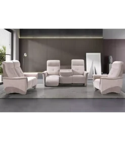 CANAPE BORAL 3 PLACES 1 MOTEUR AUX ASSISES EXTREMITES C36