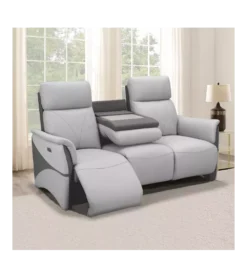 CANAPE SYMBA 3 PLACES ELECTRIQUE + TETIERE CREMAILLERE C36