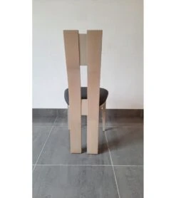 Chaise Contemporaine Ella Beige Et Grise -Grosfillex Magasin chaise contemporaine ella beige et grise 2