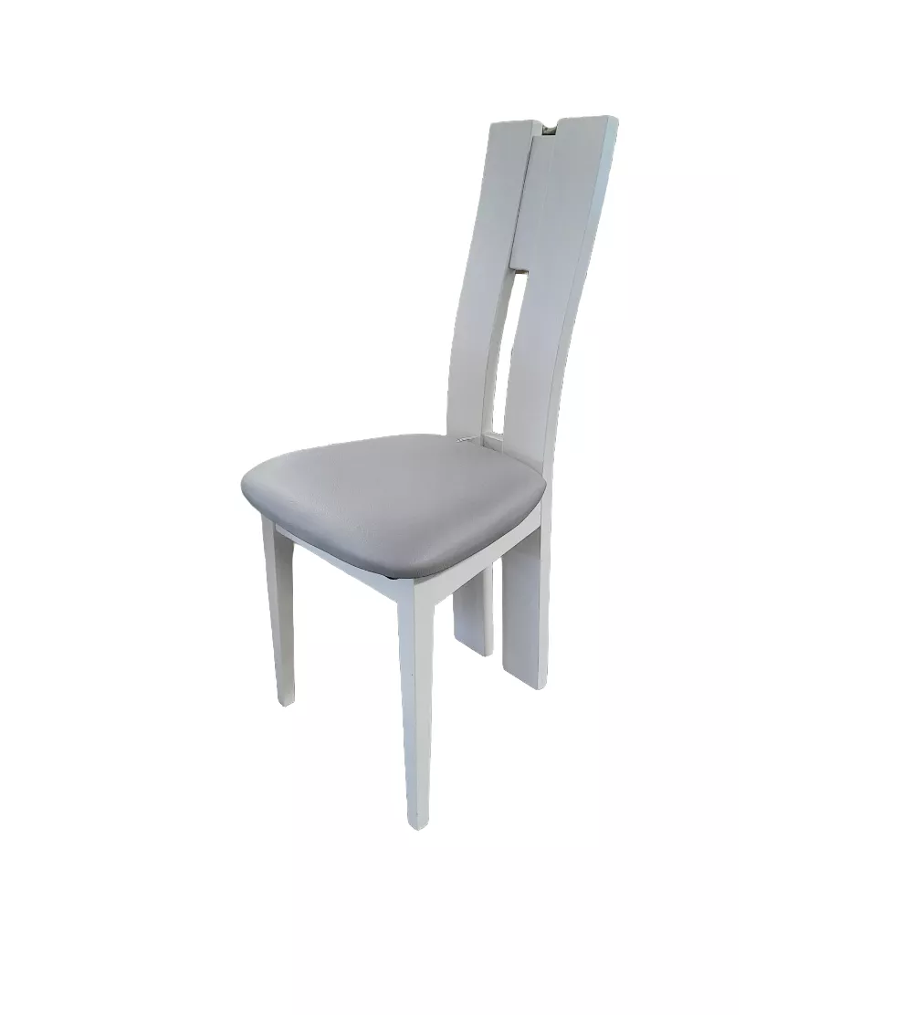Chaise Contemporaine Ella Blanc Gris C3 2 Chaise Contemporaine Ella Blanc Gris C3 – Image 2