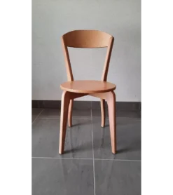 Chaise Design 108 Bois Carayon C3 -Grosfillex Magasin chaise design 108 bois massif carayon c3 2