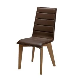 Chaise LINA Piétement Chêne Rectangulaire L8