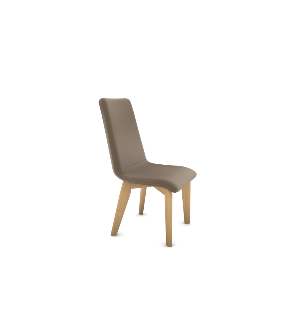 Chaise YAM ECO Piétement Rectangulaire Hêtre L8 1 Chaise YAM ECO Piétement Rectangulaire Hêtre L8
