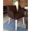 Fauteuil Avec Boutons SODA UNI H47 +A Simili Cuir Sotéga Mobitec M21