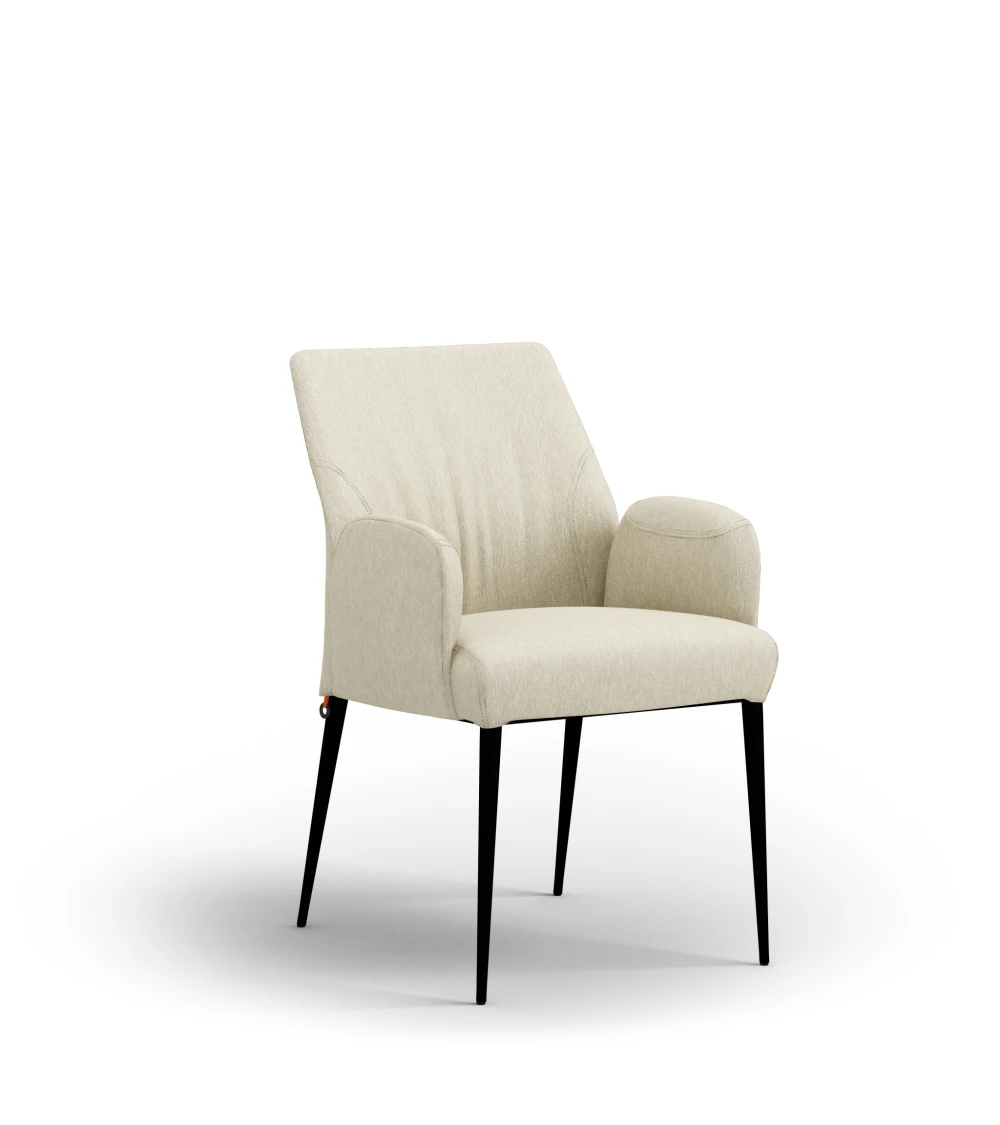 Fauteuil Avec Pieds En Métal ENORA H47 PM +A Tissu Hip Hop Mobitec M21 1 Fauteuil Avec Pieds En Métal ENORA H47 PM +A Tissu Hip Hop Mobitec M21