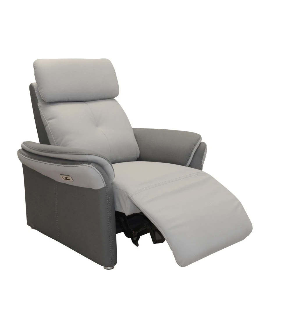 Fauteuil électrique Gris Perle Et Plomb Gamme GENIES C36 2 Fauteuil électrique Gris Perle Et Plomb Gamme GENIES C36 – Image 2