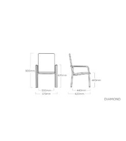 Fauteuil Empilable DIAMOND KETTLER K3 -Grosfillex Magasin fauteuil kettler 5