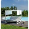 Lit Baldaquin Blanc Aluminium S19