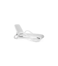 Lot De 6 Bains De Soleil Blanc EDEN N3