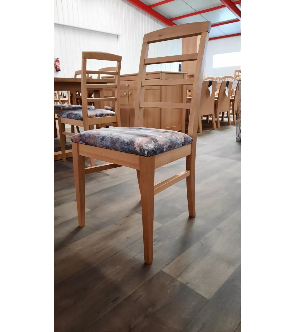 Lot De 6 Chaises Bois Massif Barettes C3 2 Lot De 6 Chaises Bois Massif Barettes C3 – Image 2