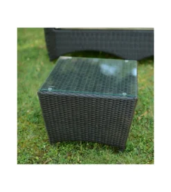 Salon De Jardin En Wicker Tressé Bologna Regarden R3 -Grosfillex Magasin salon de jardin bologna 3