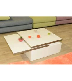 Table Basse Blanche Modulaire Sigma C3 -Grosfillex Magasin table basse blanche modulaire sigma 3