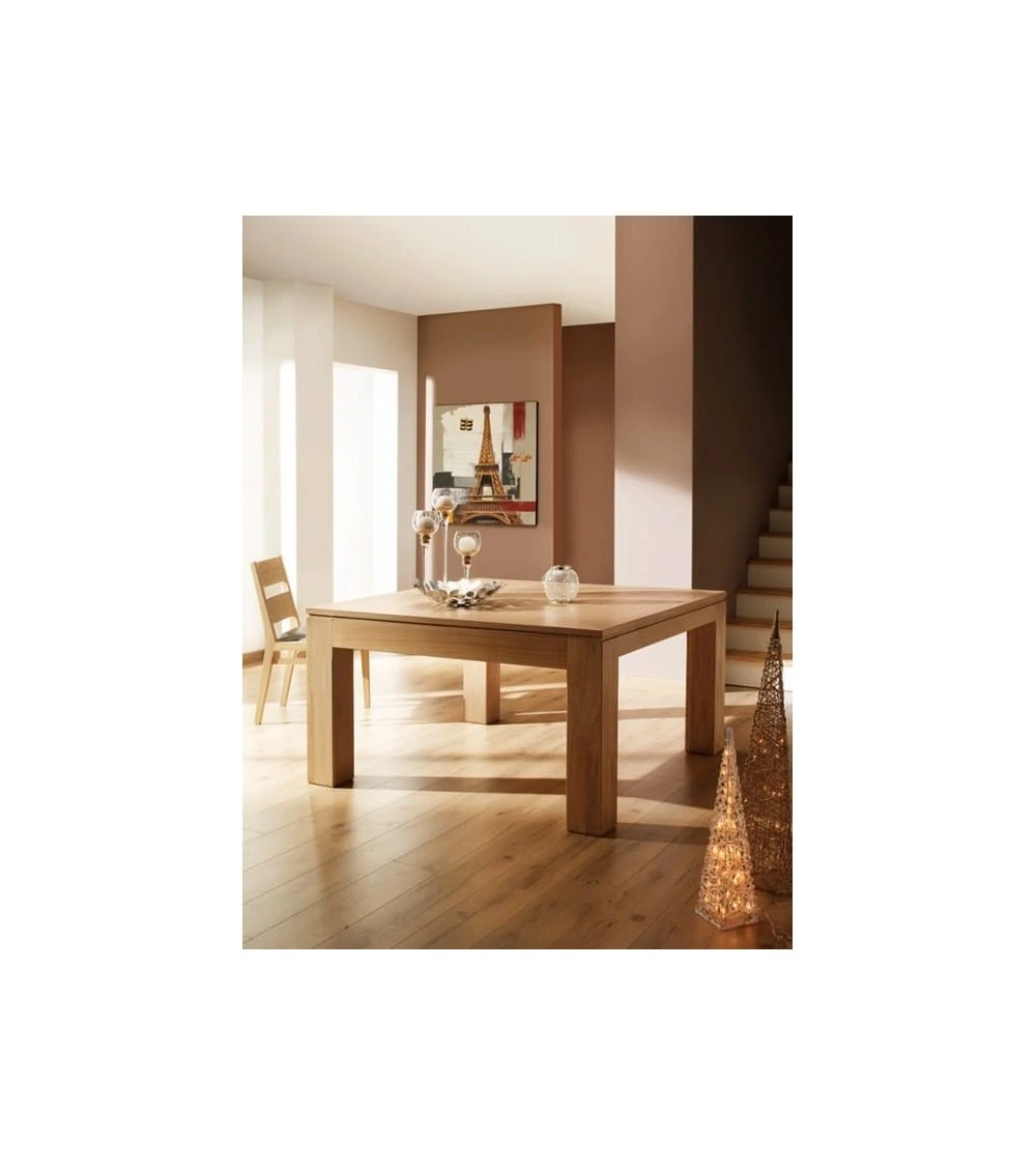 Table Mercier CTM Baobab 140x140 Plateau Chêne M15 1 Table Mercier CTM Baobab 140x140 Plateau Chêne M15
