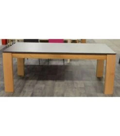 Table à Manger Oxford 2 Bois Massif Dessus Compact C3