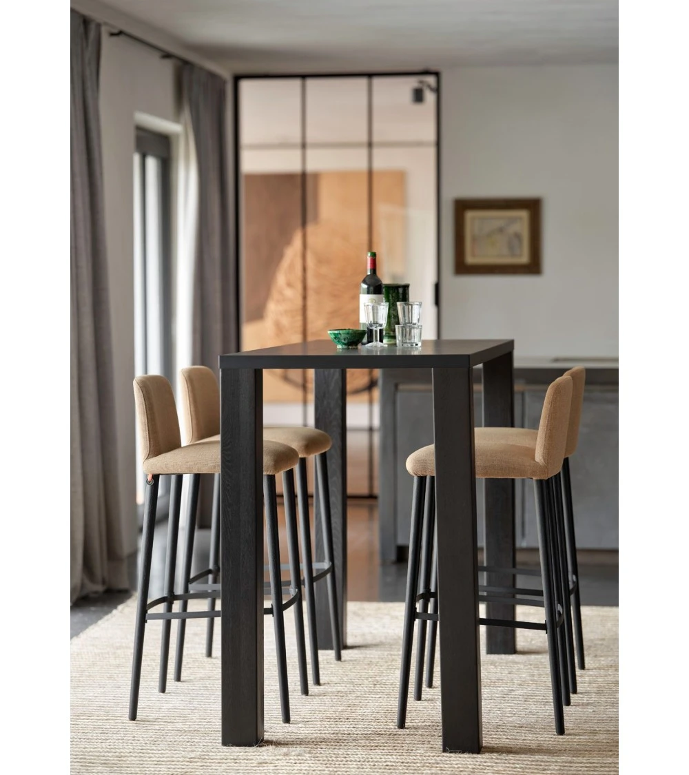 Tabouret Avec Pied En Bois ROB H65 PB -A Tissu Lyon CL3 Mobitec M21 7 Tabouret Avec Pied En Bois ROB H65 PB -A Tissu Lyon CL3 Mobitec M21 – Image 7