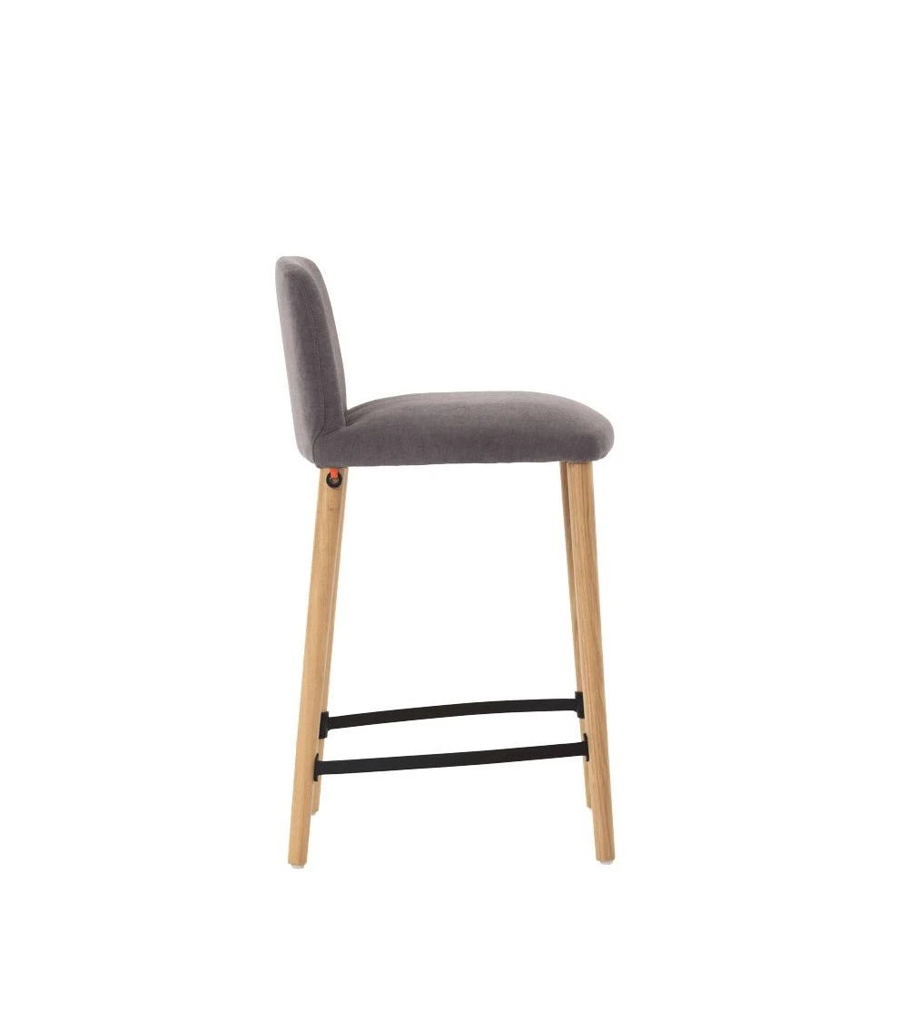 Tabouret Avec Pied En Bois ROB H65 PB -A Tissu Lyon CL3 Mobitec M21 1 Tabouret Avec Pied En Bois ROB H65 PB -A Tissu Lyon CL3 Mobitec M21